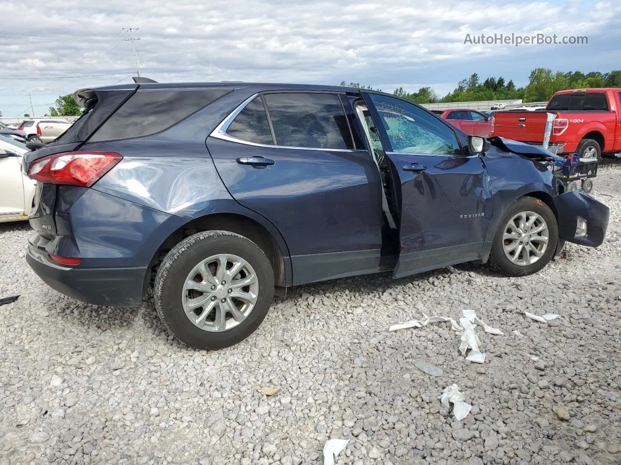 2018 Chevrolet Equinox Lt Gray vin: 3GNAXSEV1JS615402