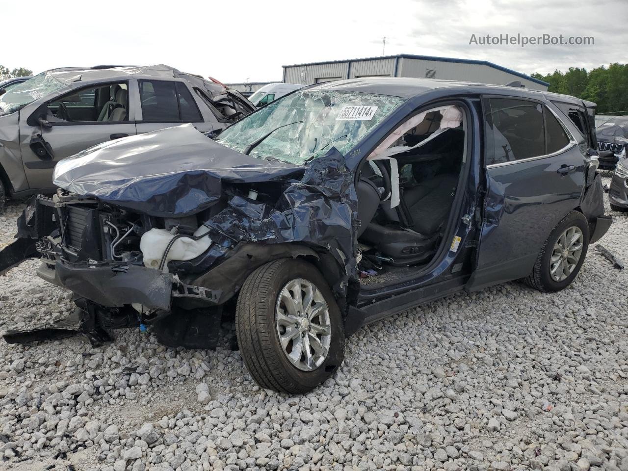 2018 Chevrolet Equinox Lt Gray vin: 3GNAXSEV1JS615402