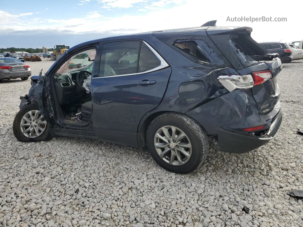 2018 Chevrolet Equinox Lt Gray vin: 3GNAXSEV1JS615402