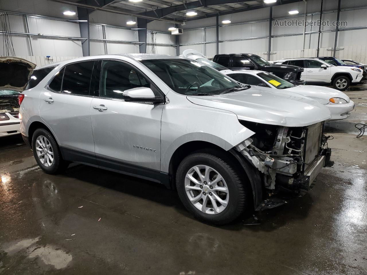 2018 Chevrolet Equinox Lt Серый vin: 3GNAXSEV1JS626609