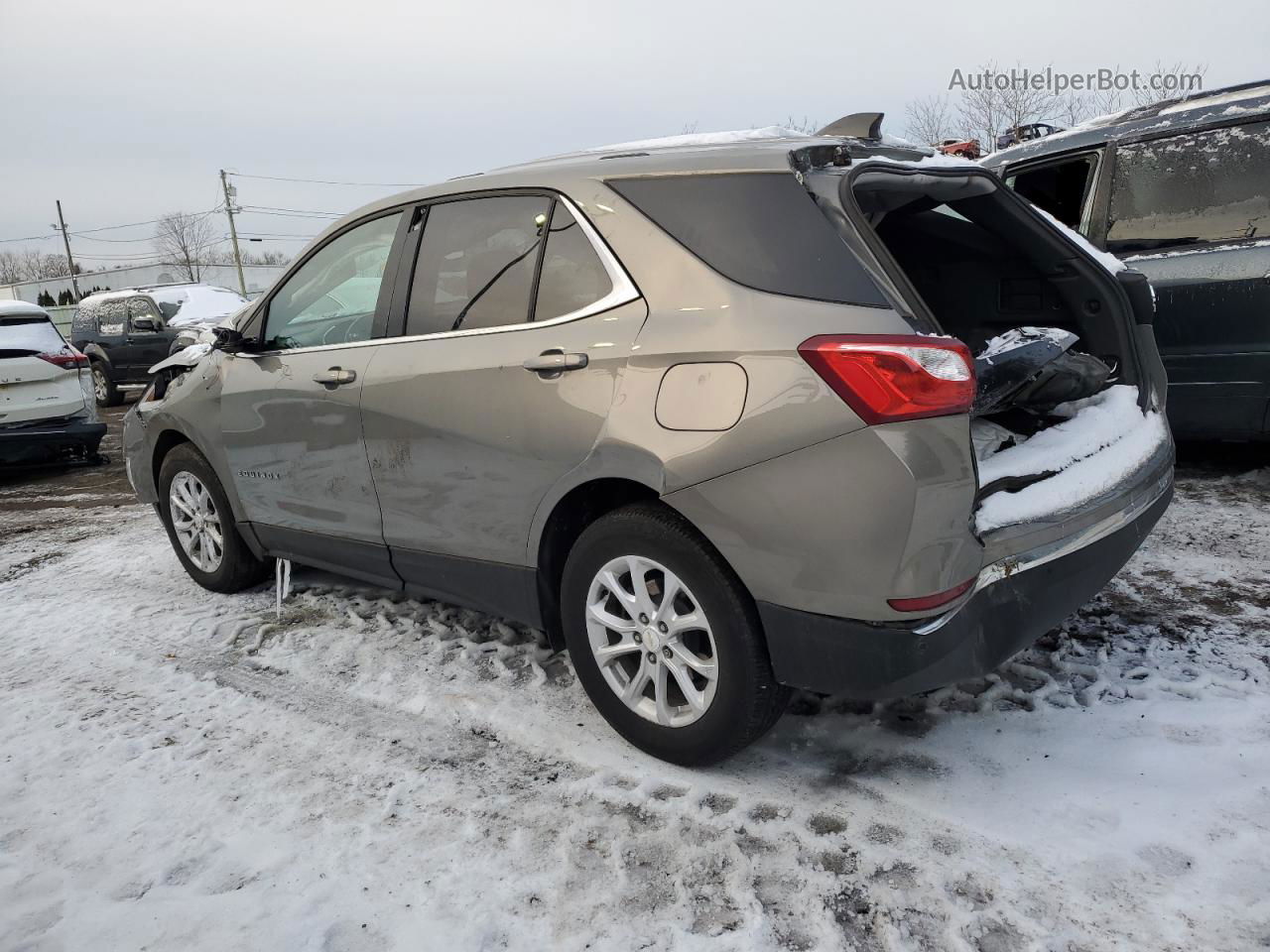 2018 Chevrolet Equinox Lt Gray vin: 3GNAXSEV1JS627856