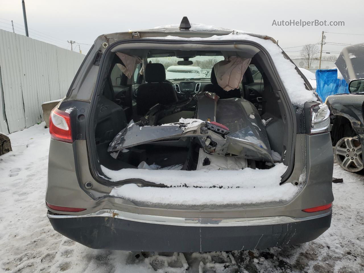 2018 Chevrolet Equinox Lt Gray vin: 3GNAXSEV1JS627856