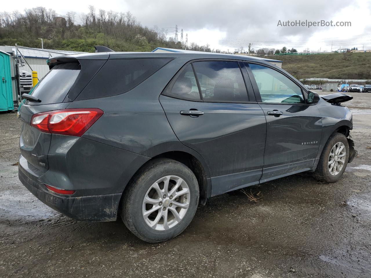 2019 Chevrolet Equinox Ls Charcoal vin: 3GNAXSEV1KS610959