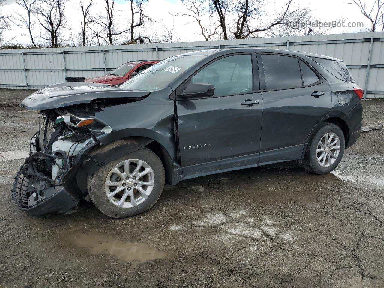 2019 Chevrolet Equinox Ls Charcoal vin: 3GNAXSEV1KS610959