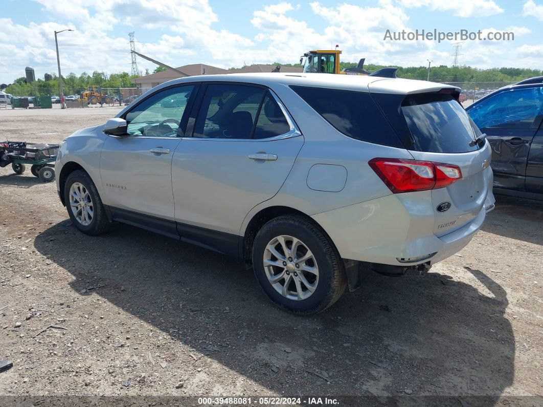 2018 Chevrolet Equinox Lt Silver vin: 3GNAXSEV2JL399585