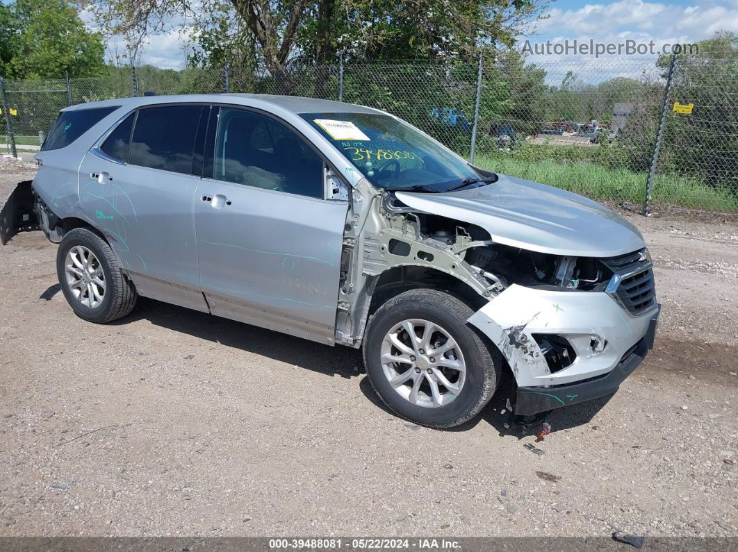 2018 Chevrolet Equinox Lt Silver vin: 3GNAXSEV2JL399585