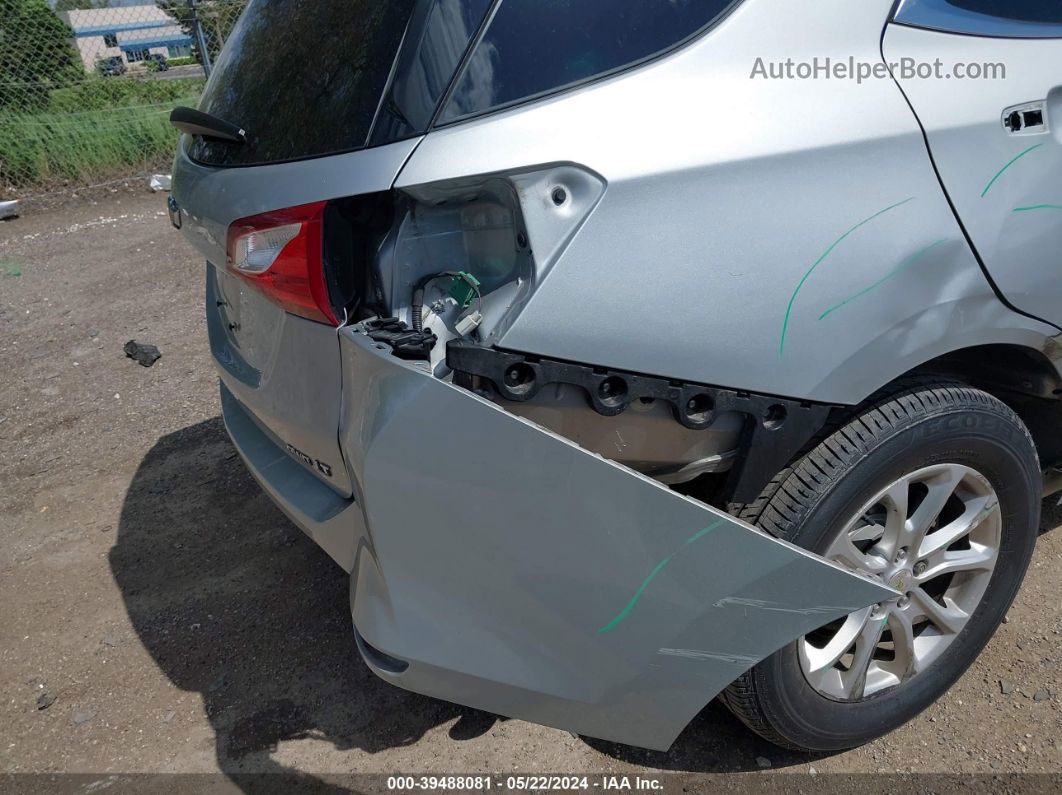 2018 Chevrolet Equinox Lt Silver vin: 3GNAXSEV2JL399585