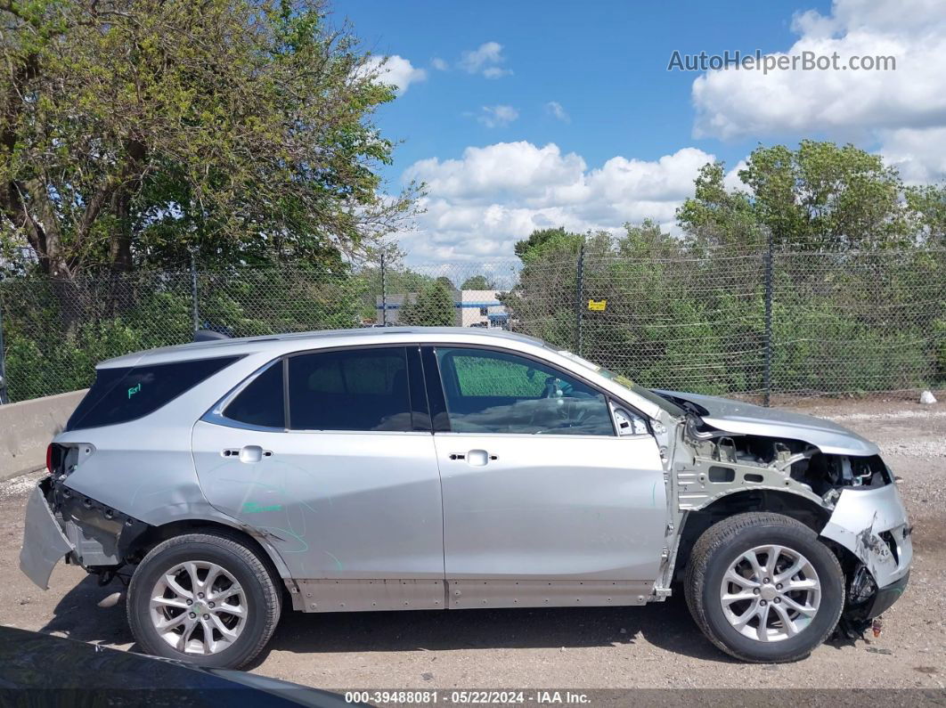 2018 Chevrolet Equinox Lt Silver vin: 3GNAXSEV2JL399585