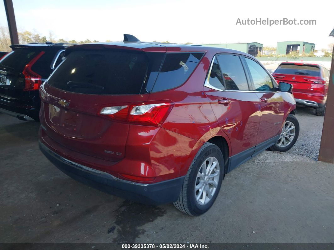 2018 Chevrolet Equinox Lt Red vin: 3GNAXSEV2JS511890