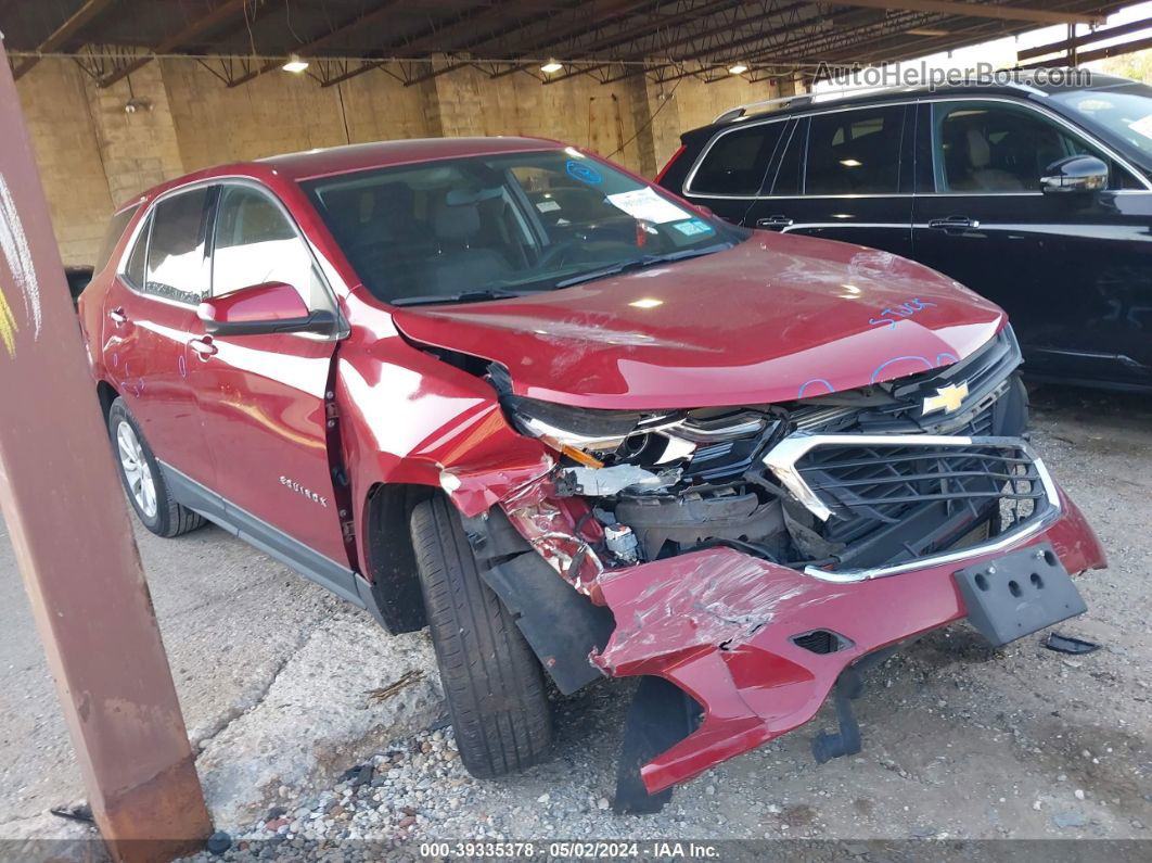 2018 Chevrolet Equinox Lt Red vin: 3GNAXSEV2JS511890