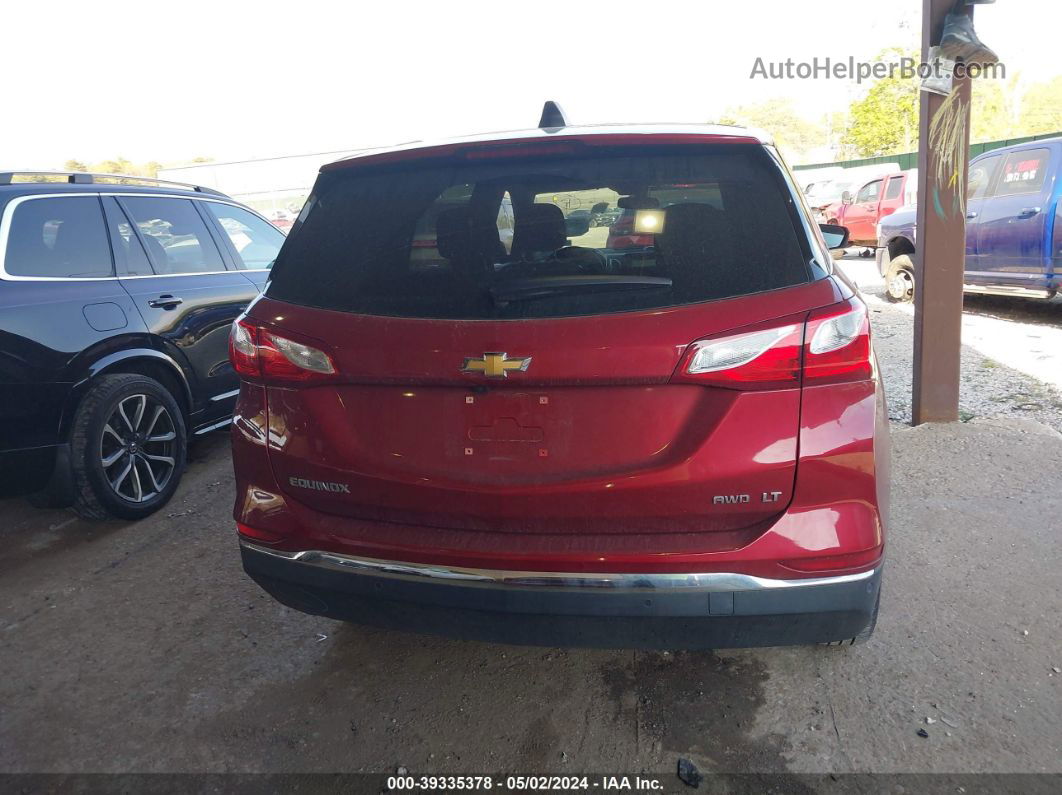 2018 Chevrolet Equinox Lt Red vin: 3GNAXSEV2JS511890