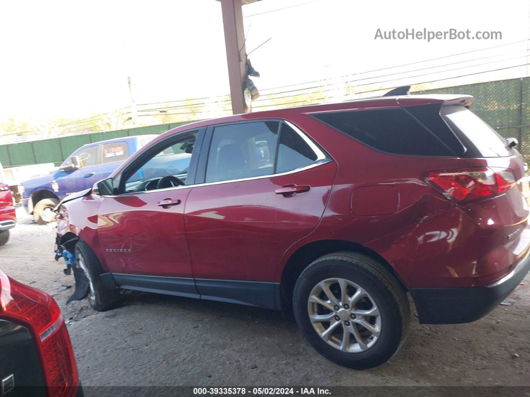 2018 Chevrolet Equinox Lt Red vin: 3GNAXSEV2JS511890