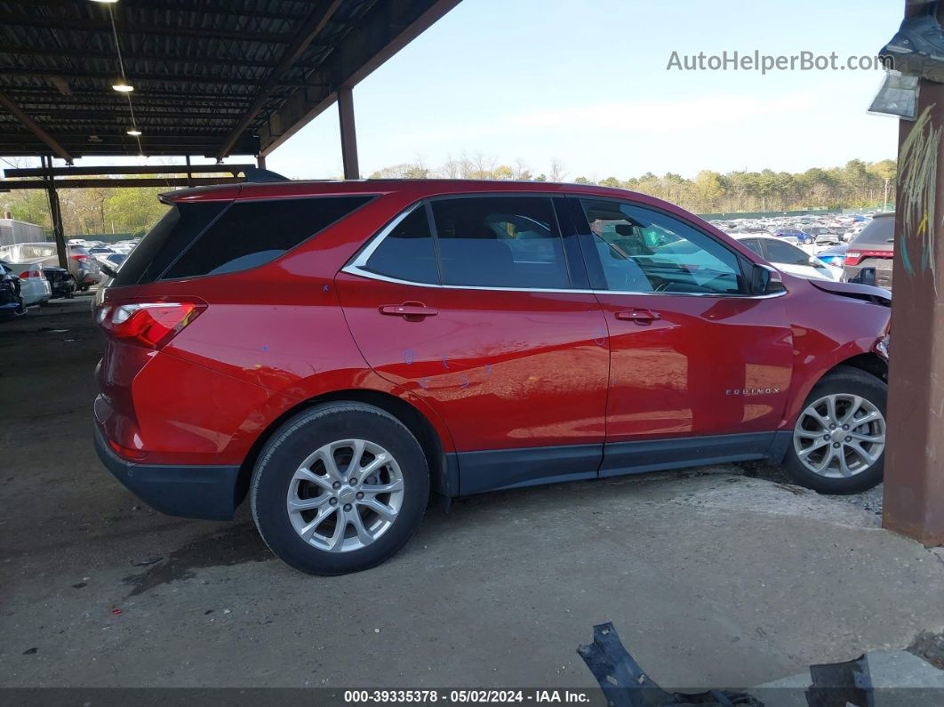 2018 Chevrolet Equinox Lt Red vin: 3GNAXSEV2JS511890