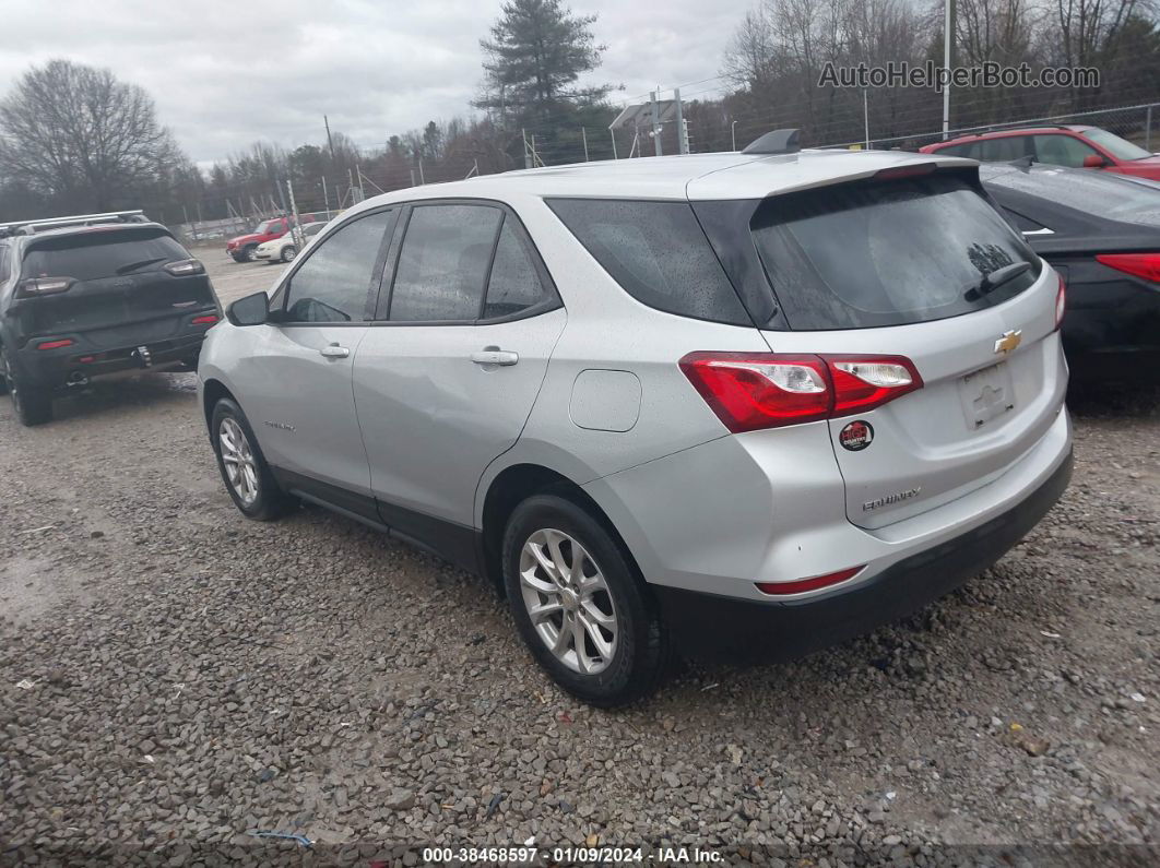 2019 Chevrolet Equinox Ls Silver vin: 3GNAXSEV2KL174620