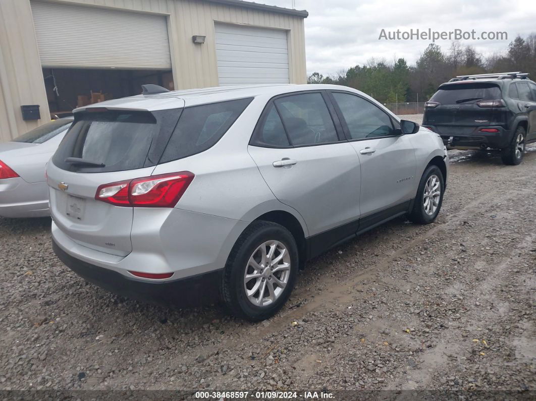 2019 Chevrolet Equinox Ls Silver vin: 3GNAXSEV2KL174620