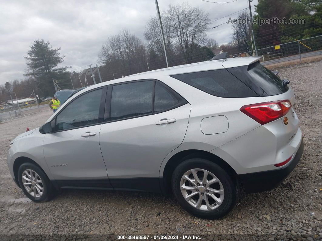 2019 Chevrolet Equinox Ls Silver vin: 3GNAXSEV2KL174620