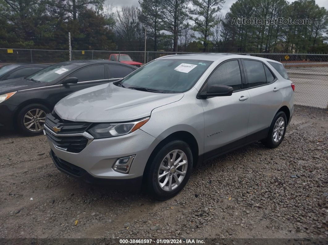 2019 Chevrolet Equinox Ls Silver vin: 3GNAXSEV2KL174620