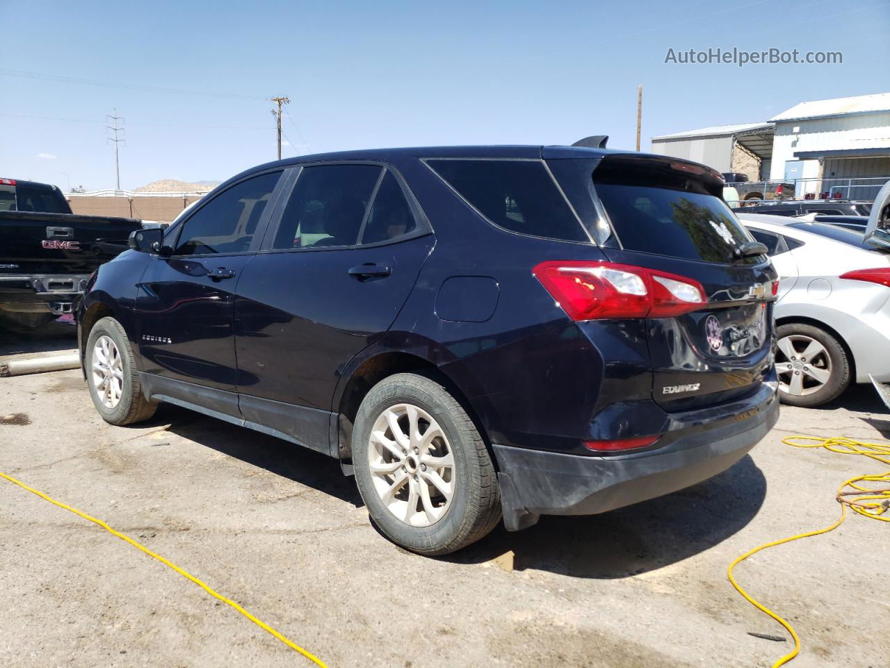 2020 Chevrolet Equinox Ls Blue vin: 3GNAXSEV2LS616710