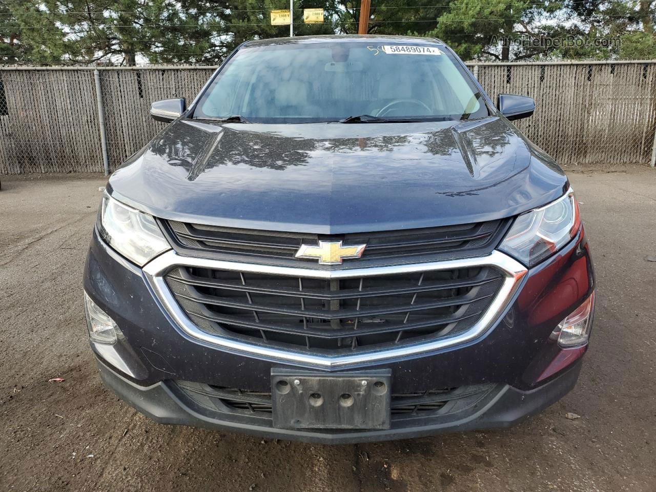 2018 Chevrolet Equinox Lt Blue vin: 3GNAXSEV3JL119480