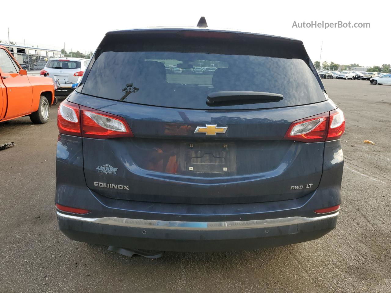 2018 Chevrolet Equinox Lt Blue vin: 3GNAXSEV3JL119480