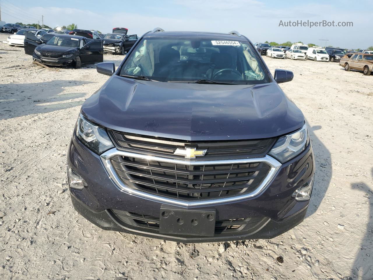 2018 Chevrolet Equinox Lt Blue vin: 3GNAXSEV3JS559723