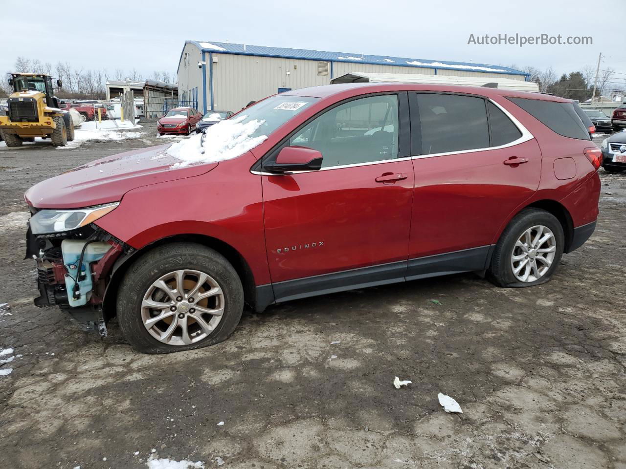 2018 Chevrolet Equinox Lt Burgundy vin: 3GNAXSEV3JS575355