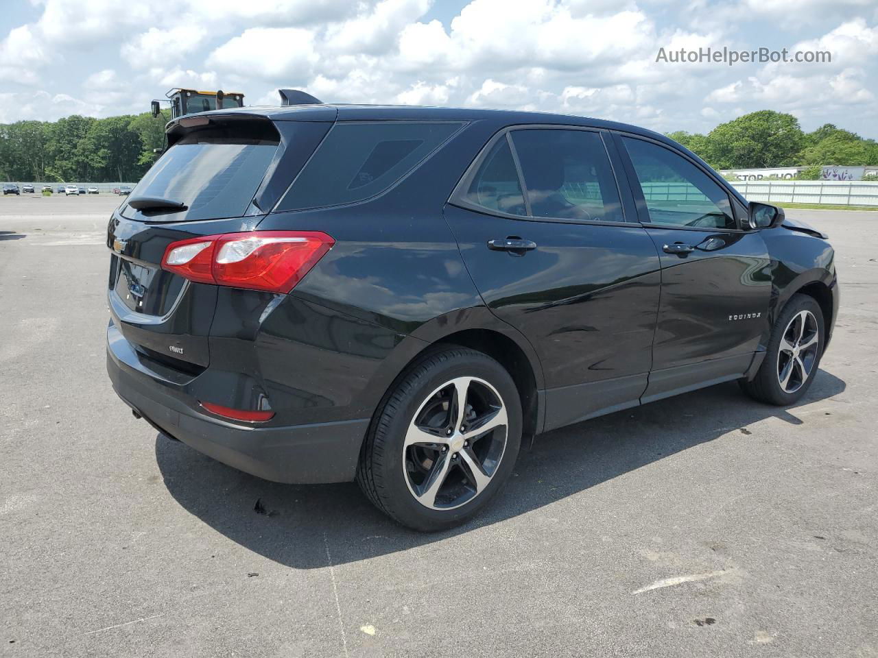 2019 Chevrolet Equinox Ls Black vin: 3GNAXSEV3KL130397