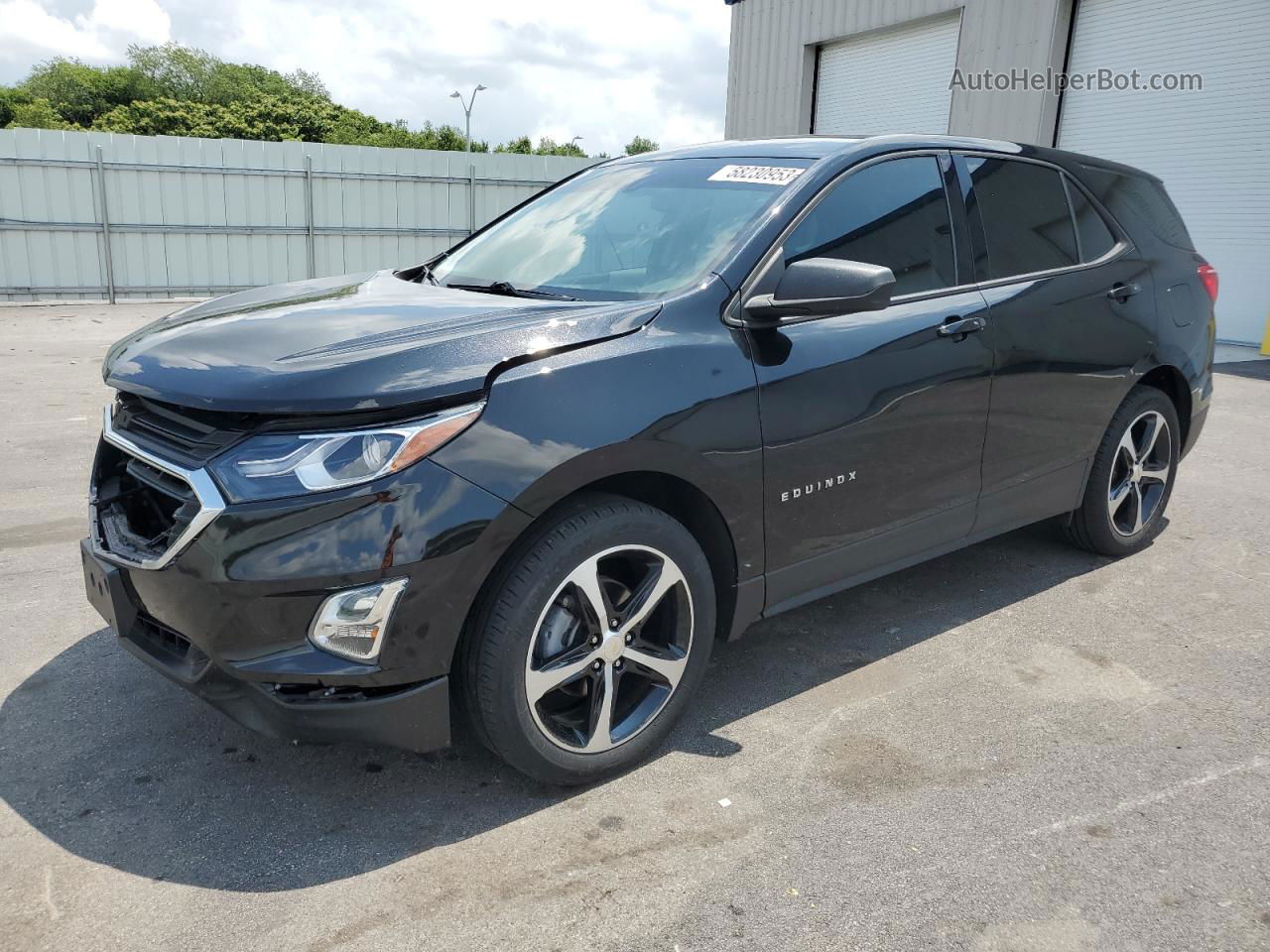 2019 Chevrolet Equinox Ls Black vin: 3GNAXSEV3KL130397