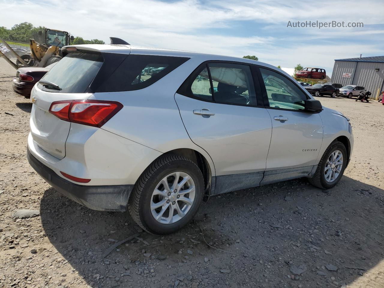 2019 Chevrolet Equinox Ls Серебряный vin: 3GNAXSEV3KS658642