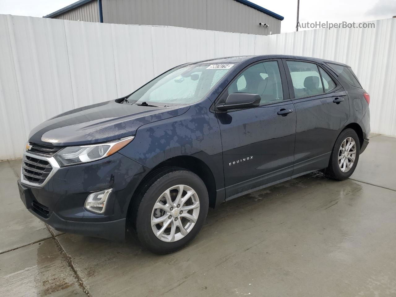 2020 Chevrolet Equinox Ls Blue vin: 3GNAXSEV3LS623567