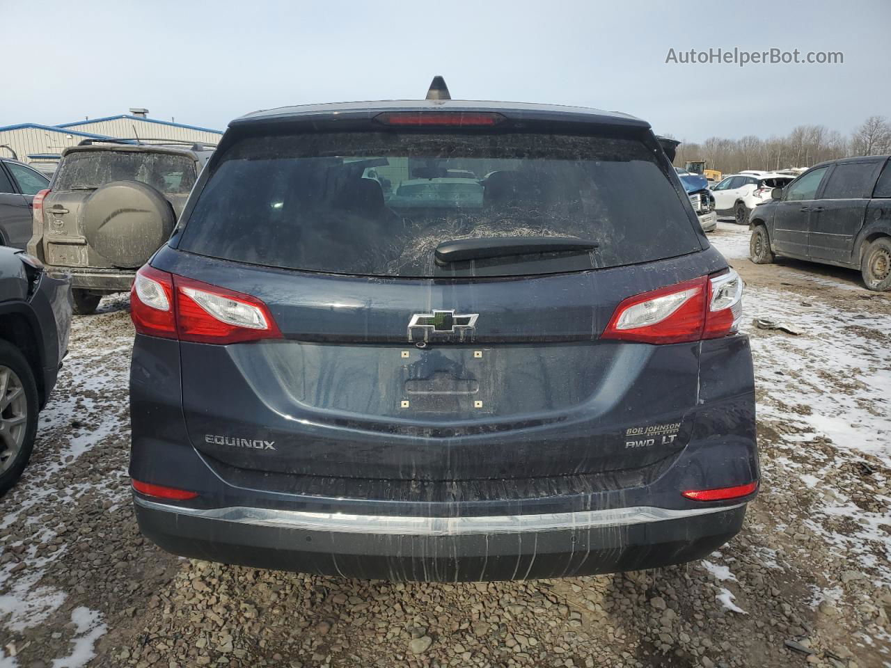 2018 Chevrolet Equinox Lt Blue vin: 3GNAXSEV4JL409050