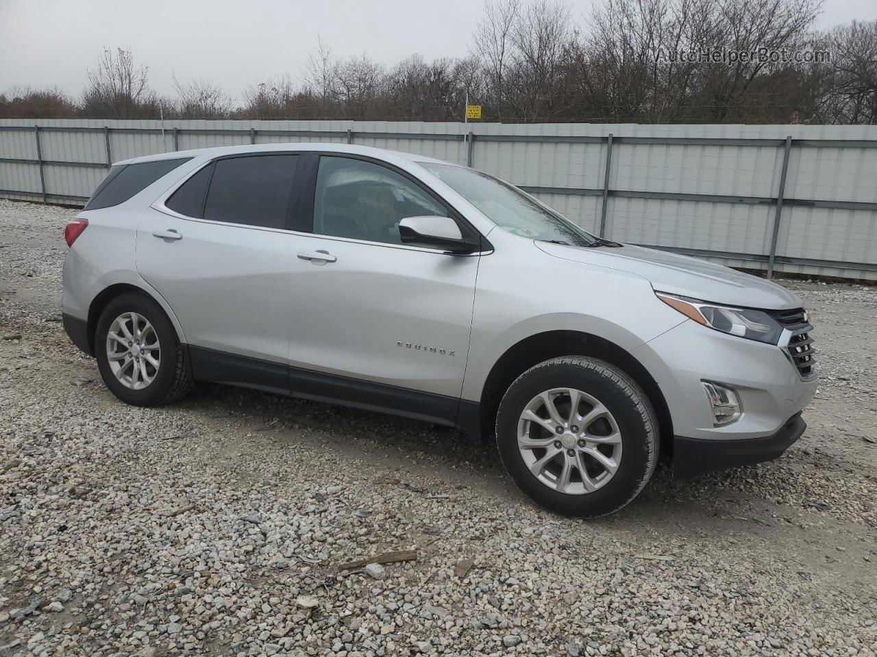 2018 Chevrolet Equinox Lt Silver vin: 3GNAXSEV4JS527914