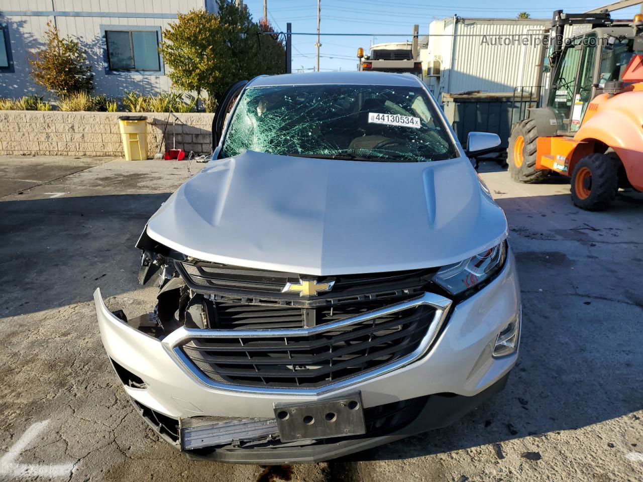 2018 Chevrolet Equinox Lt Silver vin: 3GNAXSEV4JS533485