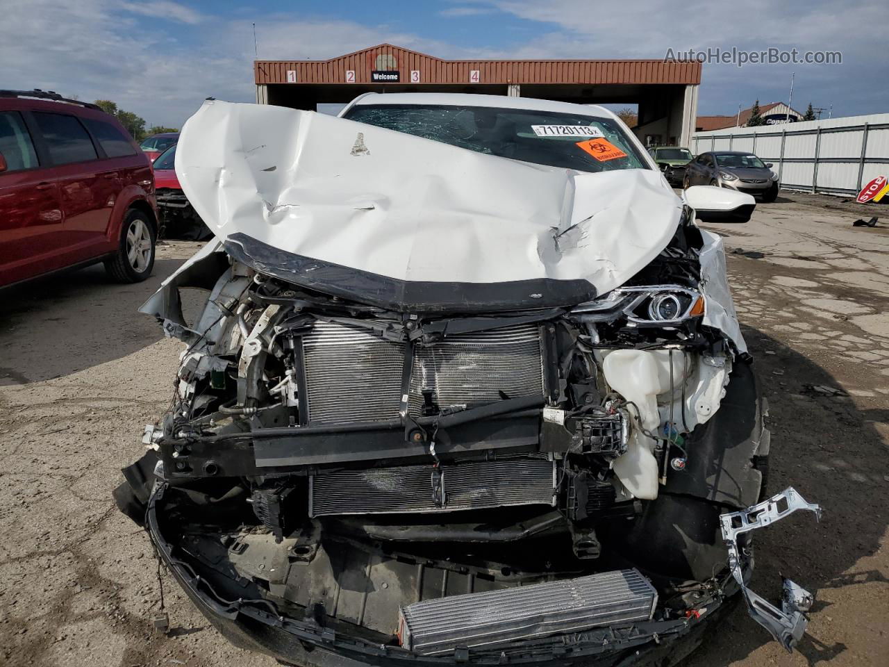 2018 Chevrolet Equinox Lt White vin: 3GNAXSEV4JS582850