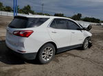 2018 Chevrolet Equinox Lt White vin: 3GNAXSEV4JS582850