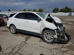 2018 Chevrolet Equinox Lt White vin: 3GNAXSEV4JS582850