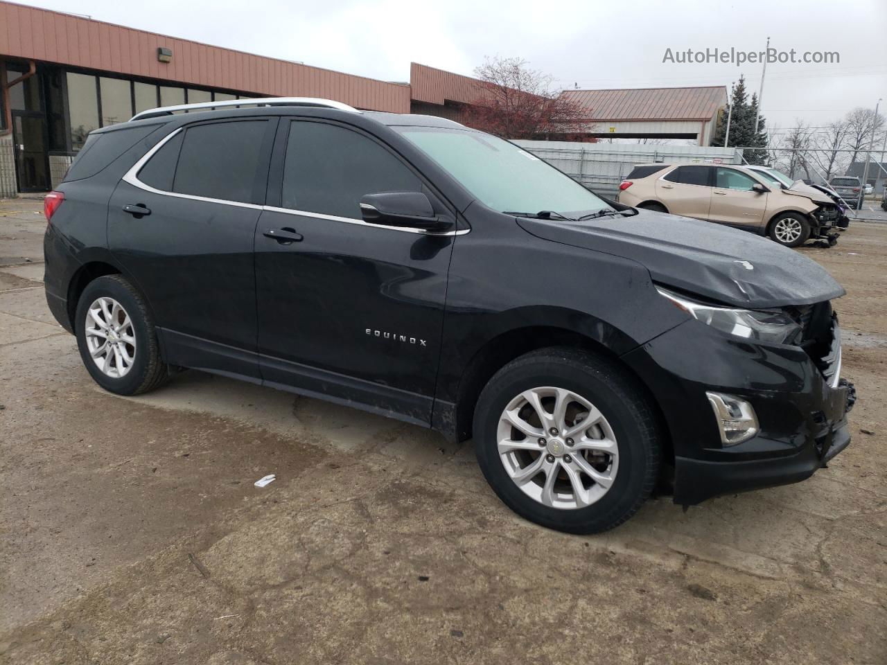 2018 Chevrolet Equinox Lt Черный vin: 3GNAXSEV5JL280316