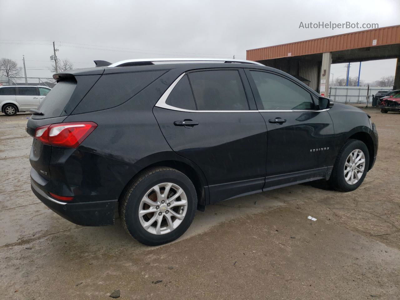 2018 Chevrolet Equinox Lt Черный vin: 3GNAXSEV5JL280316