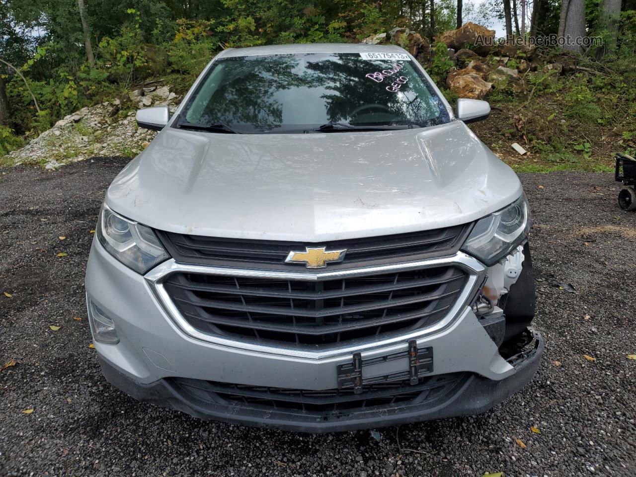 2018 Chevrolet Equinox Lt Серебряный vin: 3GNAXSEV5JS581884