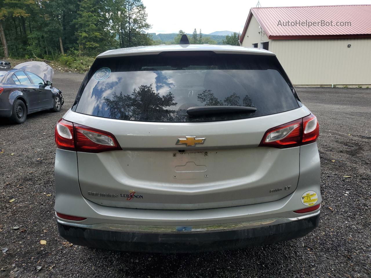 2018 Chevrolet Equinox Lt Silver vin: 3GNAXSEV5JS581884