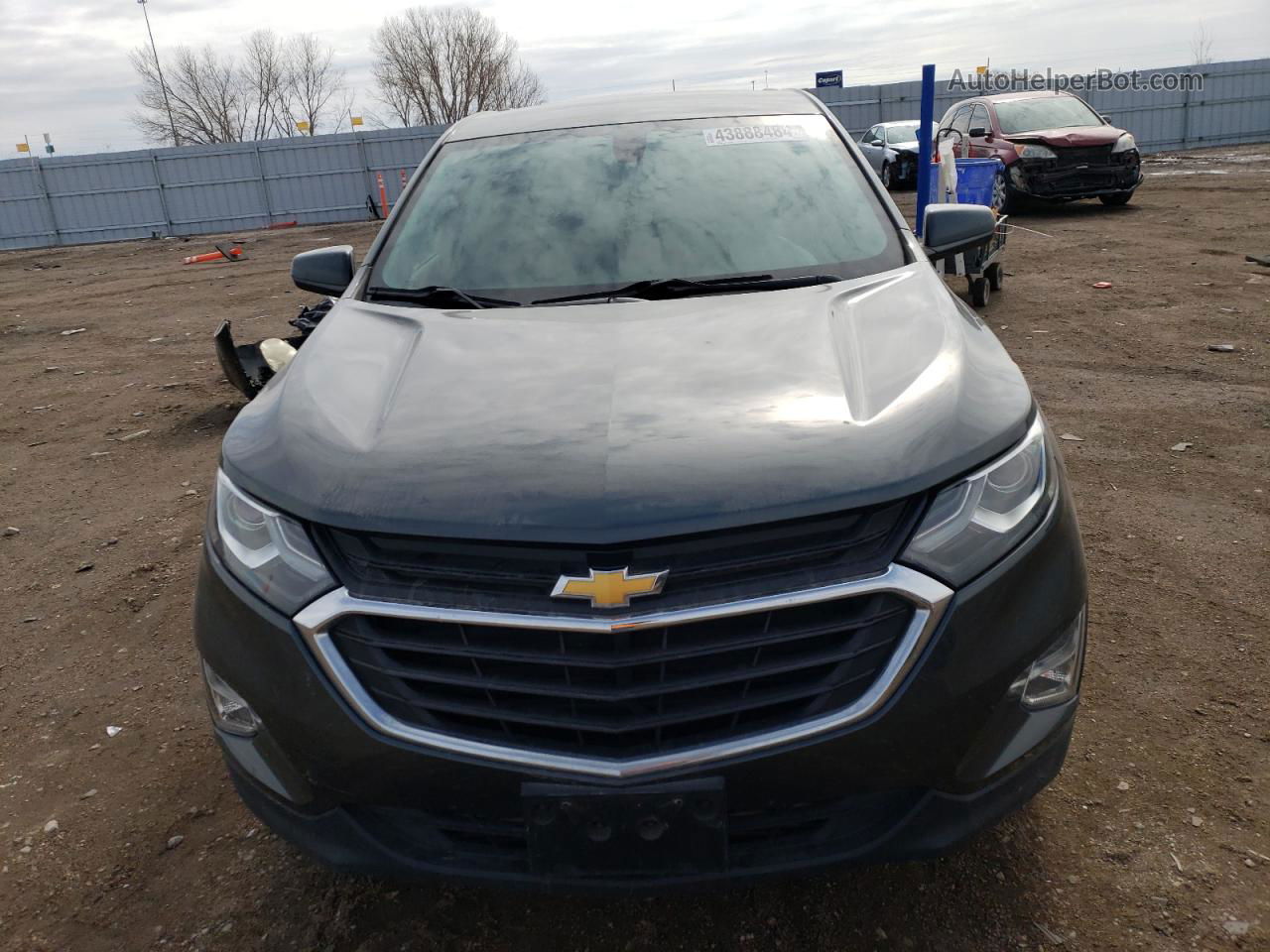 2018 Chevrolet Equinox Lt Gray vin: 3GNAXSEV5JS620215