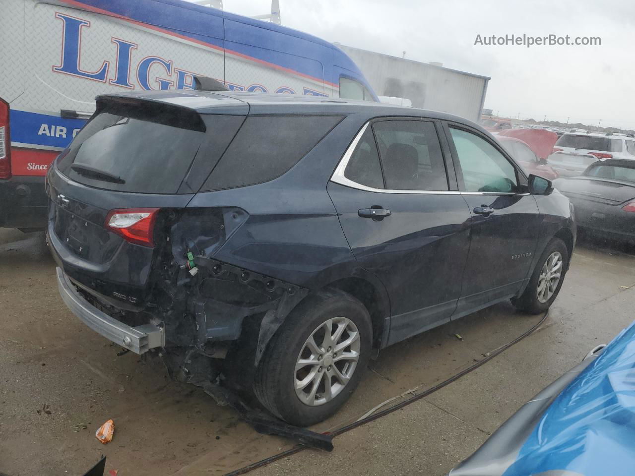 2018 Chevrolet Equinox Lt Blue vin: 3GNAXSEV5JS646992