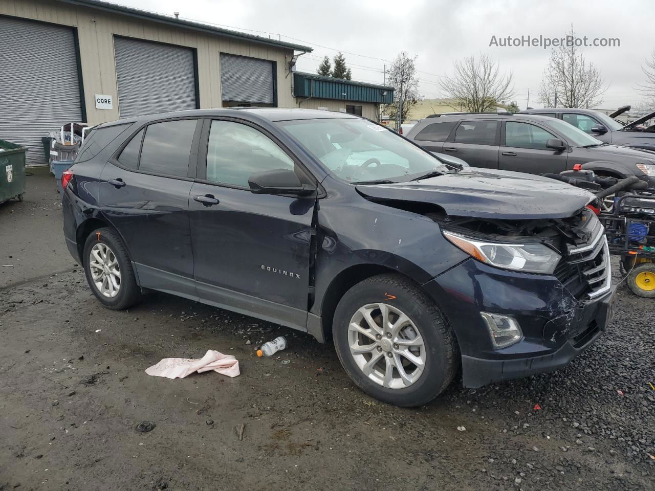 2020 Chevrolet Equinox Ls Black vin: 3GNAXSEV5LS531036