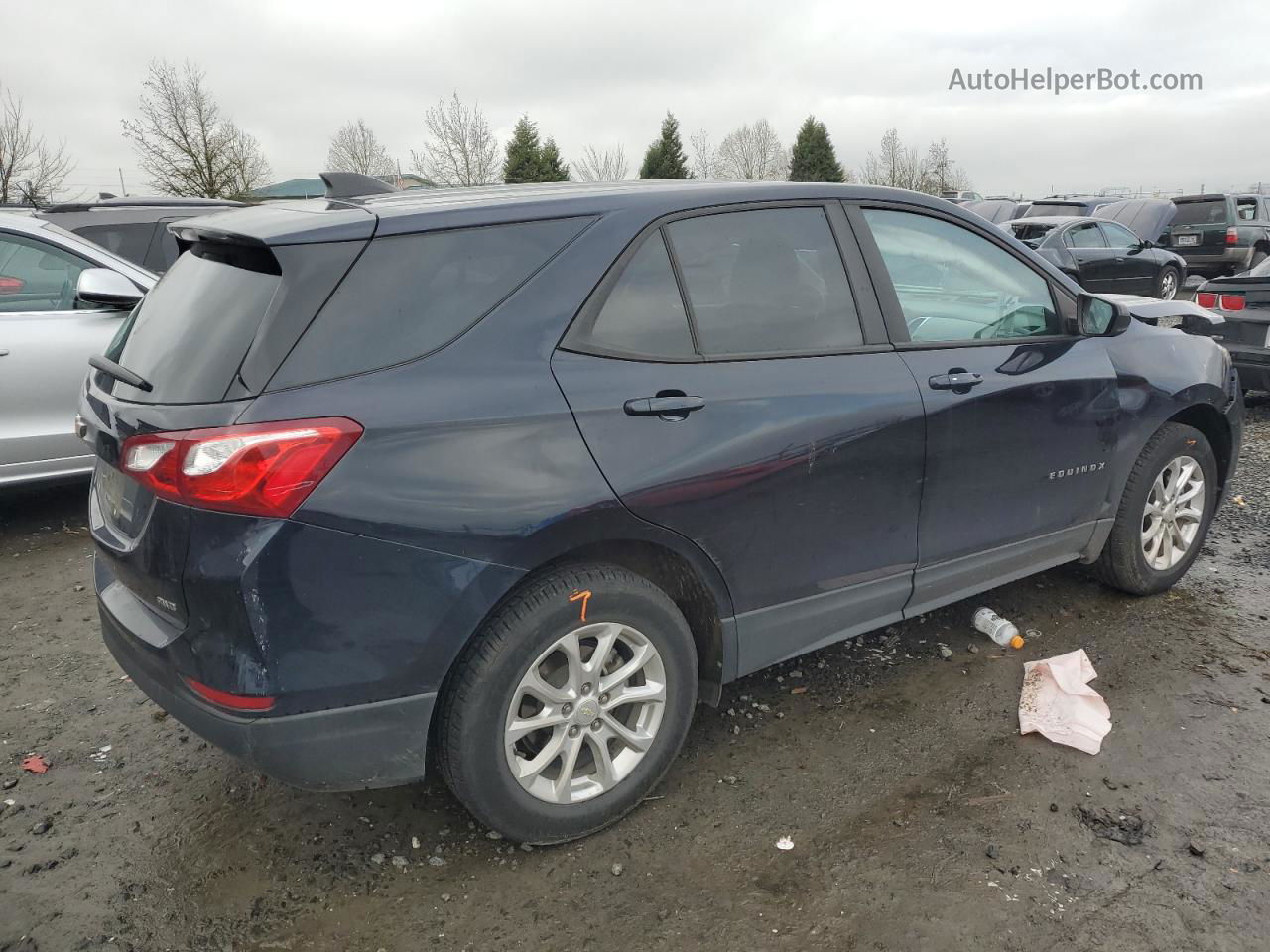 2020 Chevrolet Equinox Ls Black vin: 3GNAXSEV5LS531036