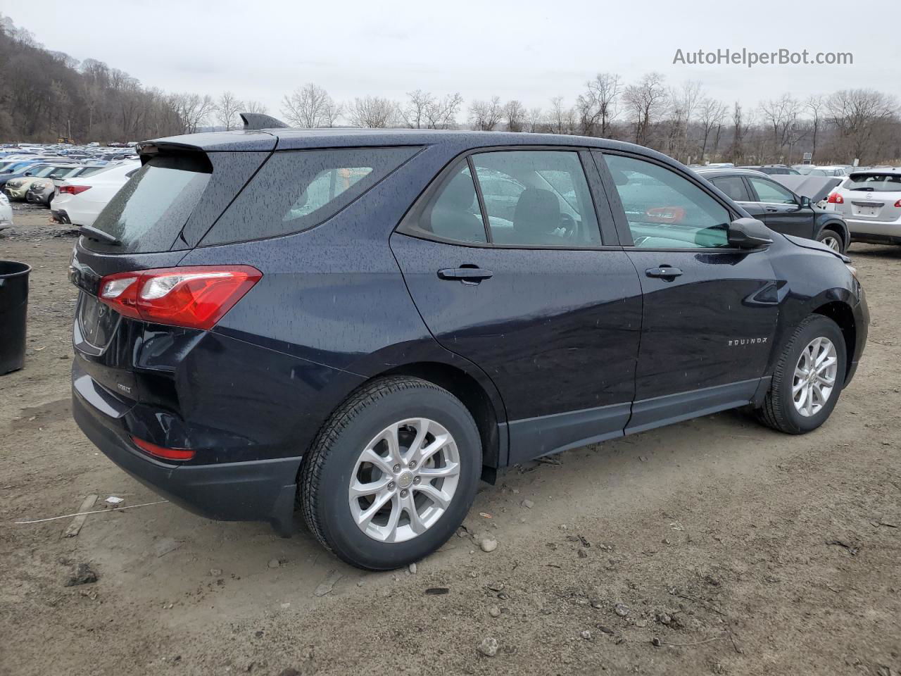 2020 Chevrolet Equinox Ls Blue vin: 3GNAXSEV5LS633274