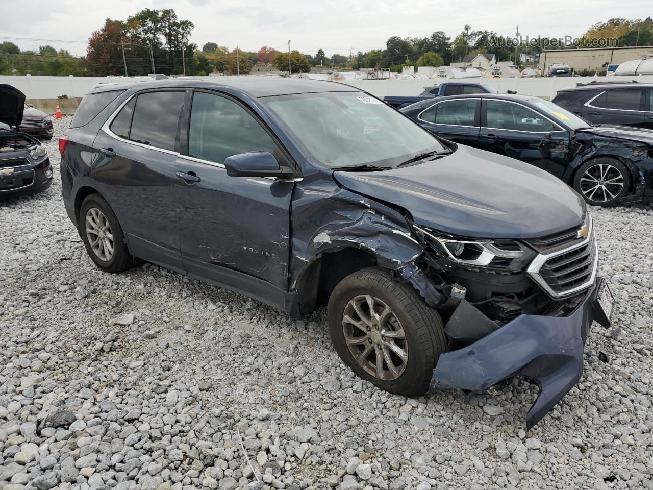 2018 Chevrolet Equinox Lt Blue vin: 3GNAXSEV6JS612978