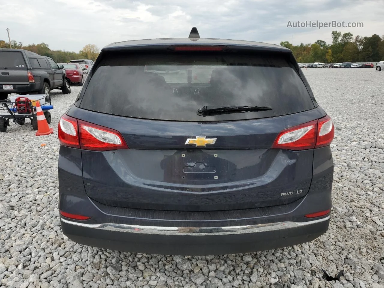2018 Chevrolet Equinox Lt Синий vin: 3GNAXSEV6JS612978