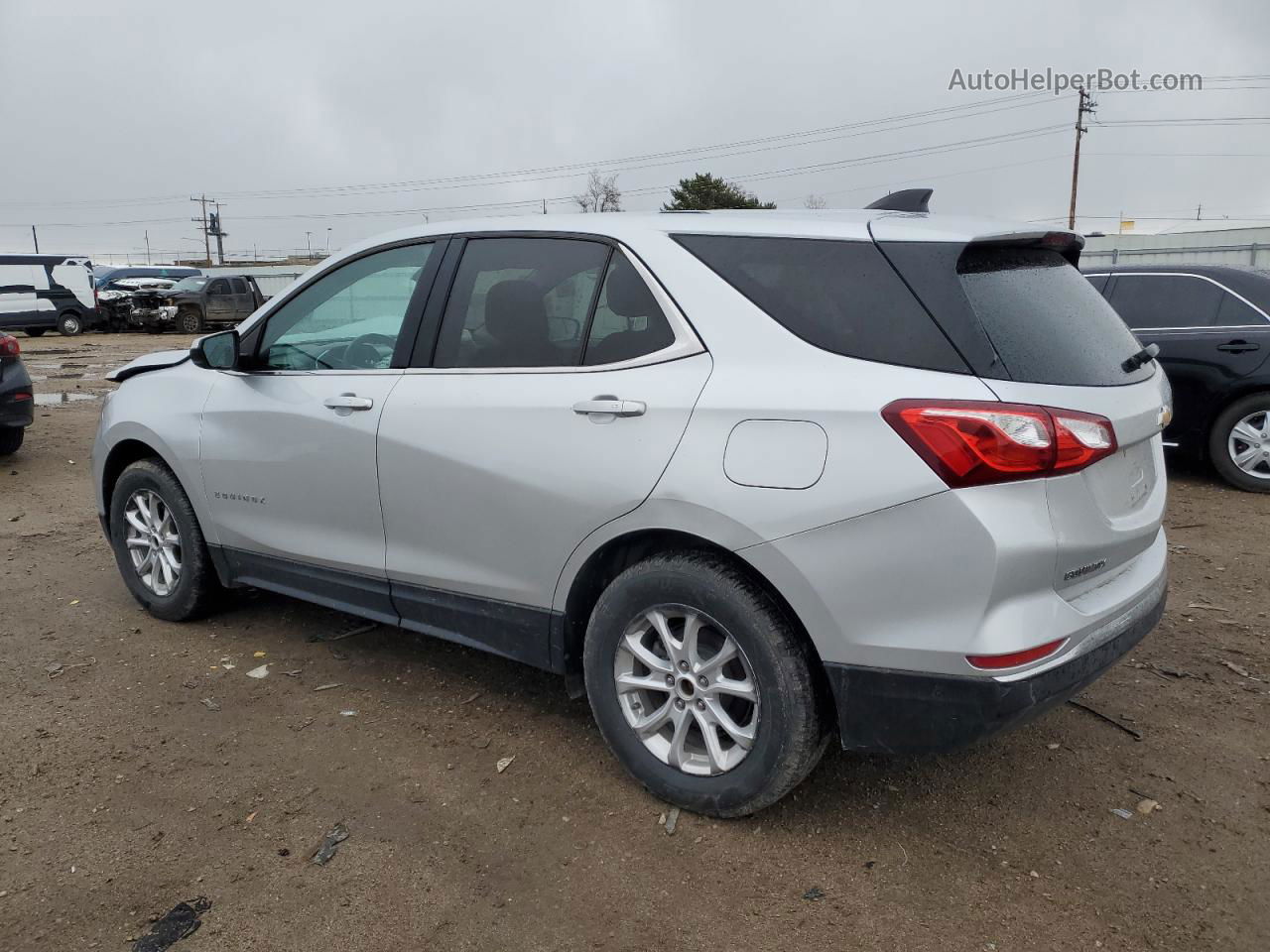 2018 Chevrolet Equinox Lt Silver vin: 3GNAXSEV6JS615802