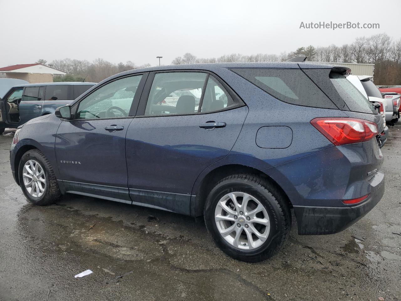 2019 Chevrolet Equinox Ls Синий vin: 3GNAXSEV6KL254809