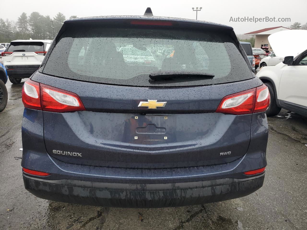 2019 Chevrolet Equinox Ls Blue vin: 3GNAXSEV6KL254809